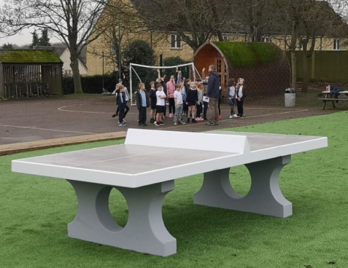 Serve up some fun at lunch time with Playcrete’s table tennis tables!